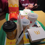 マクドナルド - ドリンク写真:３人分