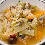 龍のかくれんぼ - 白才とさば缶旨煮④