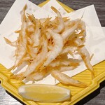 龍のかくれんぼ - 白海老唐揚②