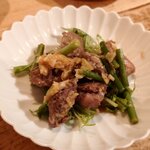 和風ダイニング吉薫 - 砂肝炒めネギ塩だれ 650円