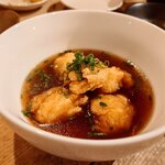 和風ダイニング吉薫 - 揚げ出し豆腐 あおさ出汁 680円