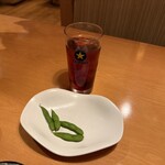 お盆としゃぶしゃぶ 十勝晴れ - カシスウーロン