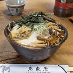 恵盛庵 - 山菜山かけそば(冷)