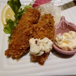 和食麺処 サガミ - 甘みと爽やかさのある
オリジナルのタルタルソースだった

僕的にはこの甘さは必要無いとは思えたけれど
子供も食べるからなのかなあ？