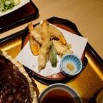 和食麺処 サガミ - 花かごサガミ膳の天ぷら