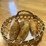 居酒屋 つるや - とり皮ギョーザ