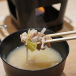 とんかつ成蔵 - 豚汁の具！