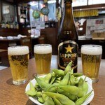 八丈島郷土料理 源八船頭 - 枝豆はお通し