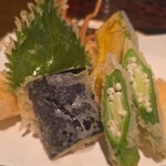 手打ちそばやぶ金 - 料理写真:天セイロの天婦羅