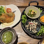 農家 - 今日は鯵の梅しそフライ