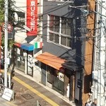 カレタナ トラットリア イタリアーナ - 駅からの歩道橋からの空撮