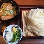 讃歌うどん はんげしょう - ざるカツセット980円　※2014年11月