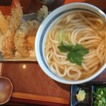 讃歌うどん はんげしょう - 天ぷらうどん　※セパレートでの提供　2014年11月