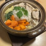 小鍋立て専門 なべしろ - 鶏肉を追加トッピング