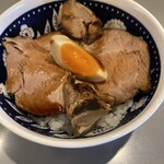 Ｌａ麺 やきや - セットのミニチャーシュー丼