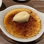 俺のフレンチ - クレームブリュレ 季節のアイス添え