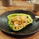 鳥扇 - 肉みそピーマン
