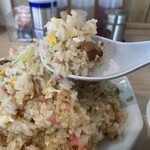 西華 - しっとりチャーハンで最後まで熱々❣️