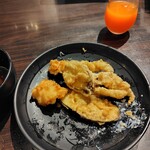 おくどさん - 天ぷらおかわり2回目
