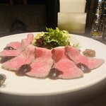 洋食 つばき - ① 3300円：ローストビーフ