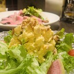 洋食 つばき - ②  1100円：ポテトサラダ