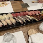 すし 秀 - コースのお寿司です