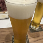 すし 秀 - まずは生ビールで乾杯