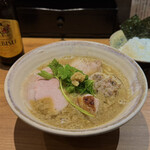 ジャパニーズ ラーメン 五感 - 【限定】味噌らぁめん 極限¥2400、ごはん¥200、瓶ビール（小）¥500