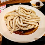 武蔵野うどん 澤村 - 肉茄子汁うどん、トッピングきのこ