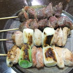 もつ焼 稲垣 - 砂肝＆焼き鳥