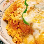 とんかつ　かつ楽 - カツ丼定食
ご飯みそ汁キャベ生たまご
おかわりし放題