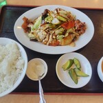 福満苑 - 料理写真:ランチ定食「回鍋肉880円」