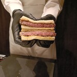 焼肉牛印 - シャトーブリアンステーキサンド  