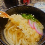 回転すし北海道 - 天ぷらうどん