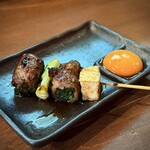 いっぽん道 - ■牛すき焼き串 1本¥418