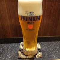 豊栄 - サントリープレミアムモルツ(生ビール) 750円 ♪