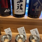 炉端の佐藤 - 店長おすすめ3種飲み比べ