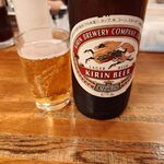 中央酒場 - 瓶ビール大瓶で乾杯！