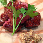 料理 ごう原 - 牛網焼き…ハーフ