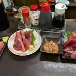 はなみち - お刺身は1人3品まで（同じ刺身注文不可）マグロは頼むべし(*^^*)