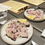 Mr.Porcino - 山口県産　萩の鰆のカルパッチョ