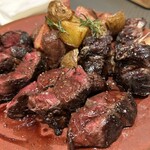 Mr.Porcino - 北海道稚内産　蝦夷鹿　骨付きロースの炭火焼き