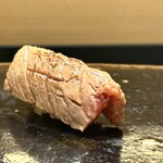 寿し処黒杉 心貫 - 【 漬けトロ炙り】