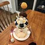 cafe days - 10月はお月見パフェです(*≧∀≦)