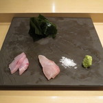 鯛良 - 季節のお刺身二種