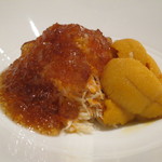 鯛良 - 甲羅蟹と雲丹のジュレ