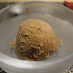 鯛良 - 黒糖のシャーベット