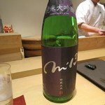 鯛良 - 明鏡止水（めいきょうしすい）純米大吟醸　m'13　長野