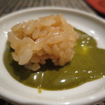 鯛良 - 黒鮑酒蒸し　壱岐