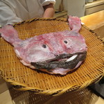 鯛良 - 余市産の鮟鱇。